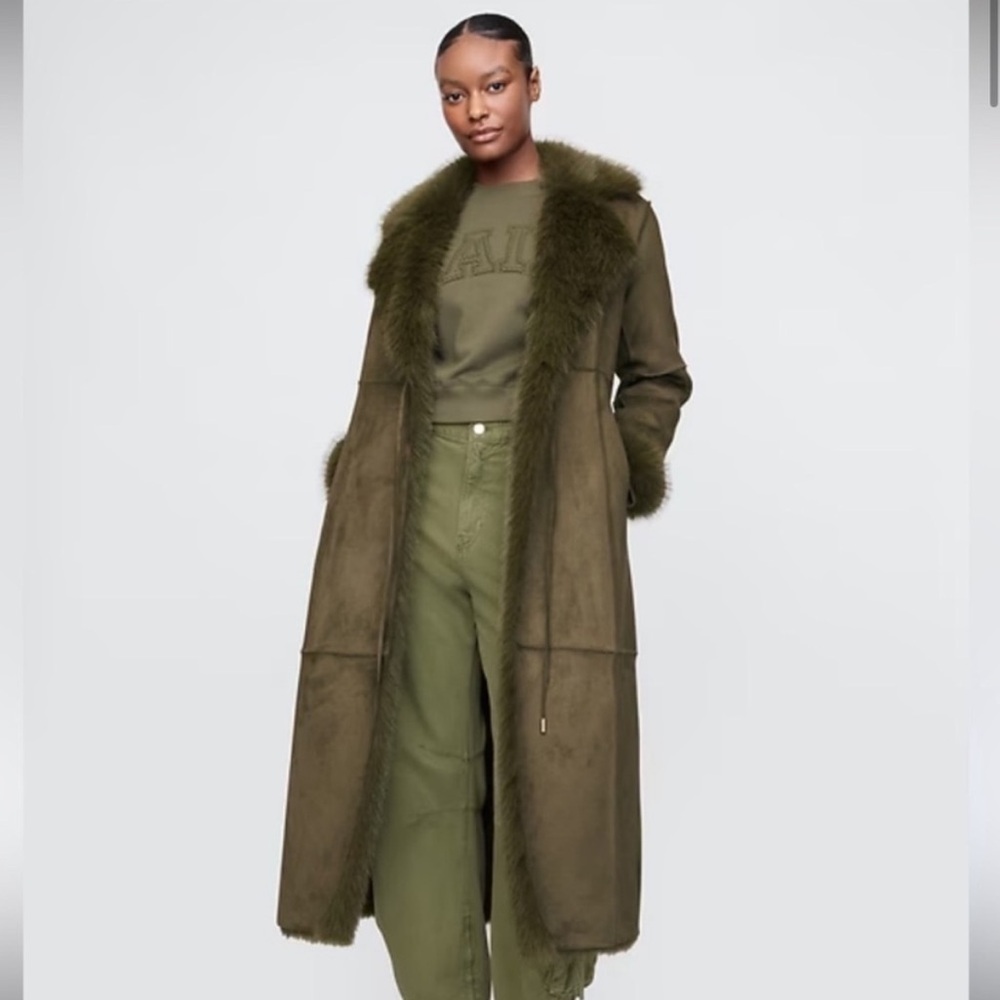 Gap x Cult Gaia Vegan Wrap Trench Coat